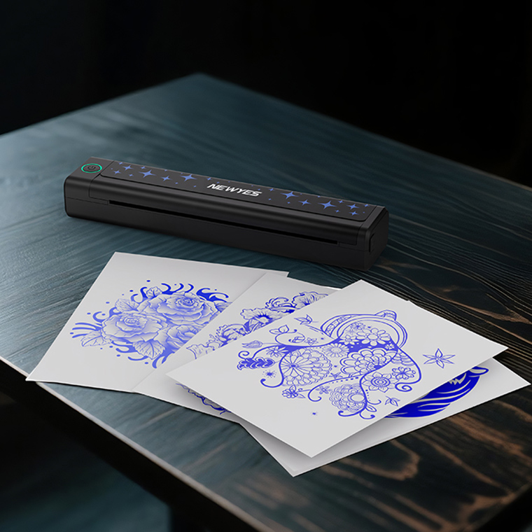 Wireless printing setup with phone, tablet and printer